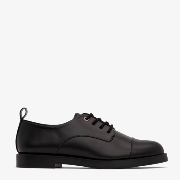 MATT & NAT MEN’S STELLAR VEGAN LEATHER DERBY SHOES IN BLACK SIZE 8 nwob main image 7
